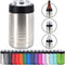4-in-1 Stainless Steel 12 oz Double Wall Vacuum Insulated Can or Bottle Cooler Keeps Beverage Cold for Hours - Also Fits 16 oz Cans - Stainless St...