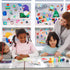 Naler Back to School Decorations Window Clings, 9 Sheets Glueless Window Clings for Classroom Static Double-Sided Window Clings Stickers for Welco...