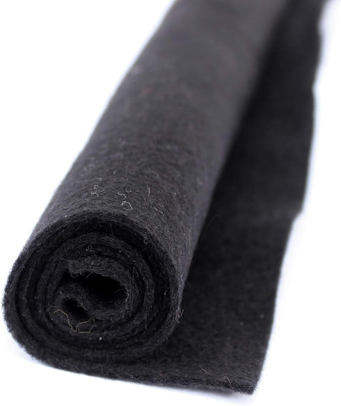 National Nonwovens Black - Premium Acrylic Felt XL Craft Sheet - 1 12x18 inch Sheet...