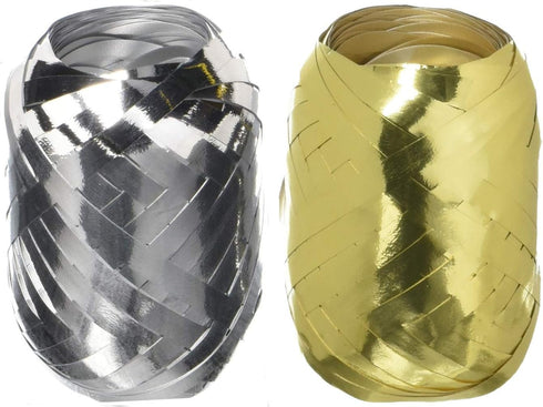 Berwick Splendorette - Mini-Keg 2-Pack Bundle - Glitter Silver + Glitter Gold - 3/16in x 66 feet Each...