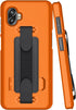 Case Compatible with Samsung Galaxy XCover6 Pro (SM-G736), Shell Case with Hand Strap, Kickstand and Screen Protector (Orange)...
