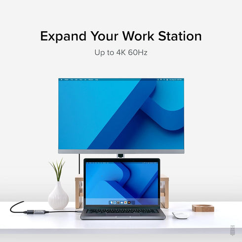 Plugable USB C to HDMI Adapter, HDMI 2.0, USB4 / Thunderbolt Adapter for 4K Monitor up to 4K 60Hz (USBC-HDMI) iPhone 15+, iPad Pro, MacBook Pro, D...