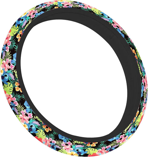 Akkya Car Steering Wheel Cover for Women Girl Men, Universal Fit 15 Inch, Blue Boho Interior Auto Accessories Decorations Cute Aesthetic Wheel Cov...