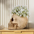 GANAZONO Skull Planter Resin Skull Shaped Flower Pot Modern Resin Skull Shaped Succulent Planter Pots Halloween Decoration...