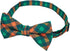 Jacob Alexander Men's Checkered Plaid Pre-Tied Adjustable Banded Bow Tie - Green Orange...
