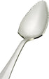 HIC Kitchen Grapefruit Dessert Spoons with Pointed Tip and Serrated Edge, Stainless Steel, Set of 2...