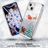 for iPhone 15 Case iPhone 15 Christmas Phone Case Glitter Sparkle Liquid Floating Case Shockproof Clear Soft TPU Bumper Case Xmas Santa Claus Sili...