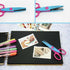 AKOAK 5" 6 Pcs/Set Children Kids Paper Craft Scissors 6 Cutting Patterns Curved Edges DIY Decorative Scissor for Scrapbook Album Photos...