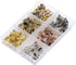 AD BEADS 75 Pieces in 5 Colors 25 Pieces Dragon1 Heads Beads Plus Matching 50 Pieces Double Heishi Spacers Connector Charm Beads Jewelry Making Cr...