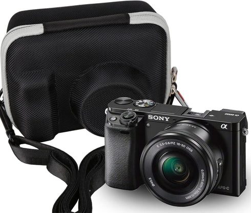 EVA Hard Portable Carrying Case for Sony Alpha a6000/a6400/a6600/a6100/a5100 Mirrorless Digital Camera, Travel Protective Shockproof Bag (Case Onl...