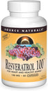 Source Naturals Resveratrol 100, for Heart and Healthy Aging* 100 mg - 60 Vegetarian Capsules...