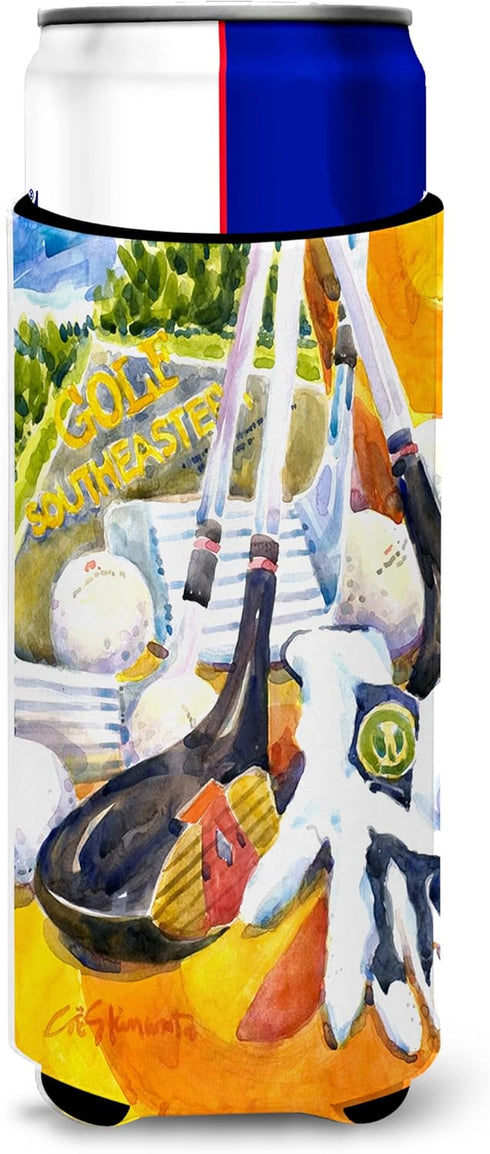 Golf Clubs, Ball and Glove Ultra Beverage Insulators for slim cans...
