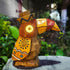 Solar Tiki Statue-WoodWoodpecker Bird-Garden Hawaiian - Solar Outdoor Light Garden Sculptures & Statues Totem Pole Bar Outdoor Patio Pool Yard Sum...