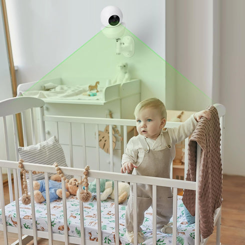 Baby Camera Wall Mount Compatible with Babysense V43/HDS2/V24R Video Baby Camera, Adjustable Baby Monitor Holder, Perfect View Angle and Easy Inst...
