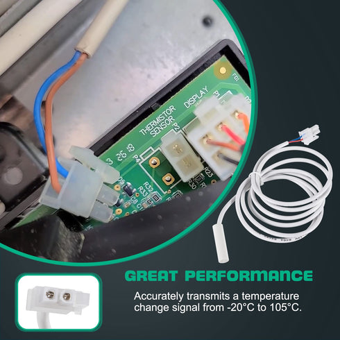 Thermistor for Dometic 3851210025 - RV Refrigerator Sensor Replacement for Dometic Refrigerator - Compatible with RM1350 RM2351 RM2354 RM2410 RM26...