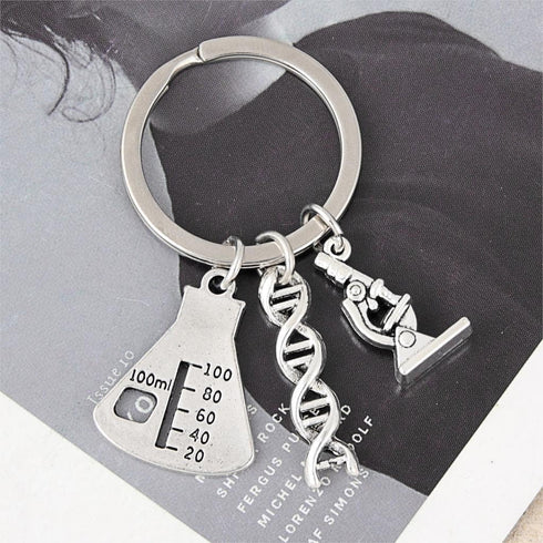 Chemistry Teachers Students Gifts Keychain for Graduation Birthday Gifts for Teacher Student Science Keychains Key Ring Gift for Chemistry Lovers ...