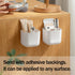 MORNITE Fridge Magnetic Cup Storage Rack, Magnetic Locker Organizer for Pen, Holder for Laundry, Board, Desks, Dresser, White......