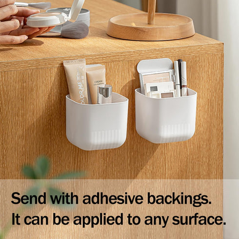 MORNITE Magnetic Cup Pen Holder Storage Rack, Magnetic Basket Locker Organizer for Pen, Holder for Laundry, Board, Desks, Dresser, Green...