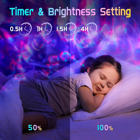 ?Birthday Gifts?Galaxy Projector 20Lighting Modes Galaxy Light Projector for Bedroom, HiFi Bluetooth Speaker Galaxy Lights for Bedroom 15White Noi...