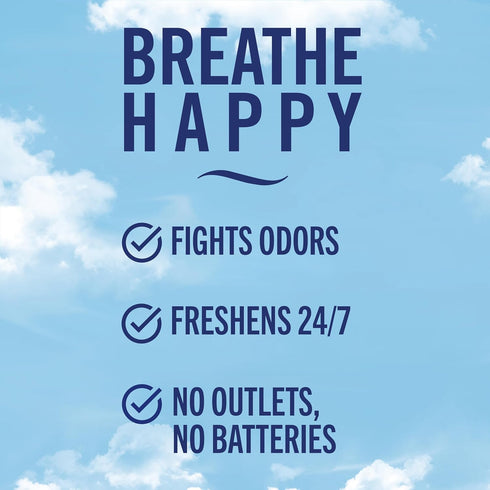 Febreze Small Spaces, Plug in Air Freshener Alternative for Home, Heavy Duty Lemon Scent, Odor Eliminator for Strong Odor (4 Count)...