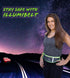 Reflective Running Light Belt with Zipper Pockets and USB Rechargeable, Night Safety Gear for Runners, Dog Walking Gear, Runners Reflective Belt F...