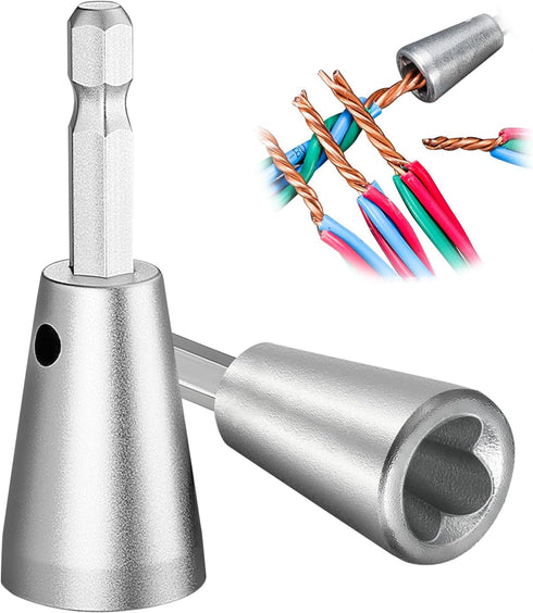 Wire Twisting Tool,Wire Twister Wire Connector,New Wire Twister Tool for Drill,Wire Nut Twister,Wire Stripping and Twisting Tool for Power Drill,C...