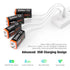 EBL Rechargeable 9V Batteries, 5400mWh USB 9V Lithium Rechargeable Battery (9V Batteries- 4 Pack)...
