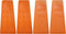 5.5 Inch Felling Wedge - Four Tree Cutting Wedges Forestry Tools Logging Tools and Equipment Chainsaw Accessories Felling Wedges with Spikes for S...
