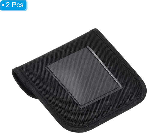 PATIKIL 120x120mm Lens Filter Case, 2Pcs Camera Filter Case Portable Lens Filter Pouch Photography Fit Camera Bag Coat Pocket Drone, Black...
