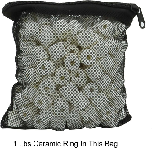 ALEGI 10 pcs Aquarium Filter Media Bags with Zipper, Mesh Reusable Bags for Aquarium Filter Media (6" x 5")...