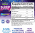 Sugar Free Sleep Gummies for Adults - Extra Strength 6mg Melatonin Gummy, Natural Sleeping Gummy for Adults, Kids, Orange Flavored, Vegan, Non-GMO...