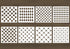 8PCS Polka Dot Checkered Heart Stencils Mixed Media Stencils Assorted Sizes Repeating Stencils for Painting on Wood Tile Paper Fabric Floor Wall...