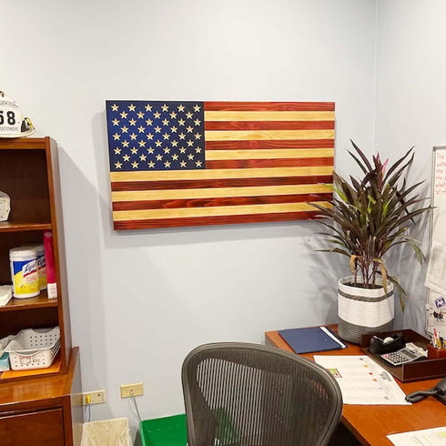 8Pcs American Flag Star Stencil We The People Stencil Reusable 13 Stars 1776 Templates Star Stencil 50 Stars American Flag Stencils for Painting o...