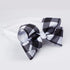 7Rainbows 5.5" Buffalo Plaid Bow Headband Checkered Bow Headbands for Girls Perfect Hair Accessories for Party and Cosplay(White&Black)...