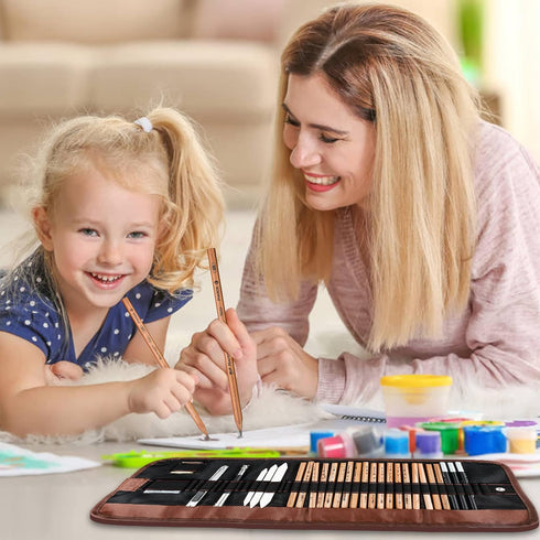 YunQiDeer Drawing Pencils, Art Supplies Sketch Pencils Kit for Kids Adults, Professional Charcoal Sketching Graphite Art Pencils Set...