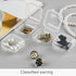 120 Pieces Mini Plastic Jewelry Box Clear Storage Box Small Storage Containers with Hinged Lids for Beads Jewelry Earrings Chains Earplugs Craft, ...