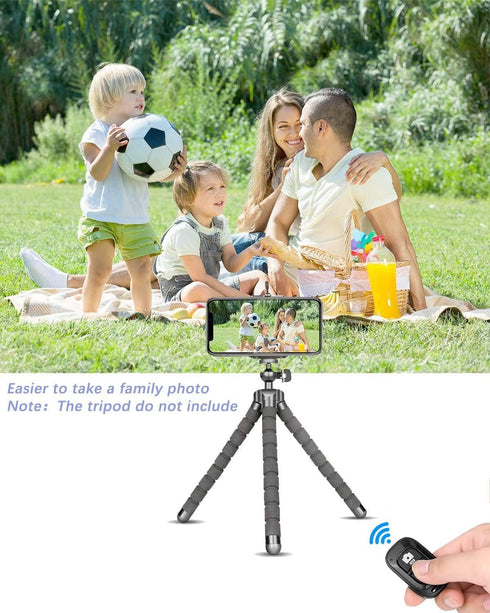 Wireless Remote for iPhone Camera for iPhone & Android, Bluetooth Remote Capture Perfect Moments Hands-Free with This Selfie Clicker for Photos & ...