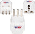 Hero Premium US to Italy Power Adapter Plug (Type L, Pack of 3, Grounded)...