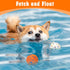Dog Balls for Aggressive Chewers, Indestructible Bouncy Floating Balls for Training Dog Catch and Fetch, Sturdy Solid Tennis Ball Toys for Large M...