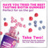 Hair Vitamins Gummy with Biotin 5000 mcg Vitamin E & C to Support Hair Growth, Non-GMO, for Thicker, Stronger & Beautiful Hair, Skin & Nails, Hair...