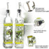 CEDAR HOME Olive Oil Bottle Set Glass Dispenser Vinegar Cruet 17oz. with Stainless Steel Leak Proof Pourer Spout for Cooking or Salad Dressing, Gr...