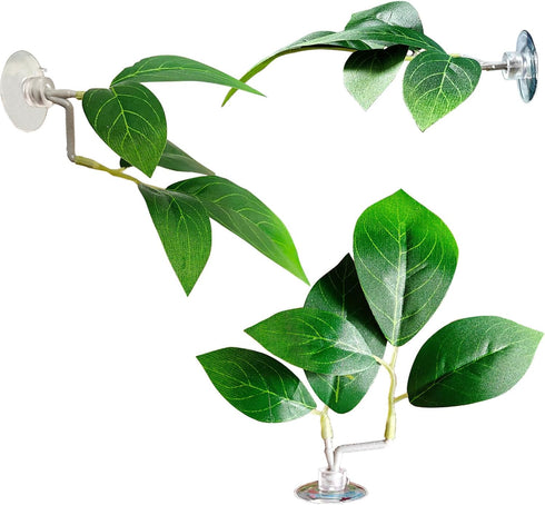 Fish Leaf Pad Fish Tank Accessories Aquarium Décor Simulating 3 pcs Adjustable Plastic Plants Betta Natural Habitat Playing Spawn Breed Rest Bed w...