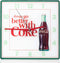 Mark Feldstein & Associates Coca Cola Bottle Things Go Better with, Analog Square Wall Clock - 11.81 Inch...