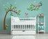Three Cute Koalas Tree Branches Wall Decal Wall Sticke Family Tree Wall Decal Vinyl Wall Sticker Baby Nursery Decor Kids Room Decoration (Brown)...