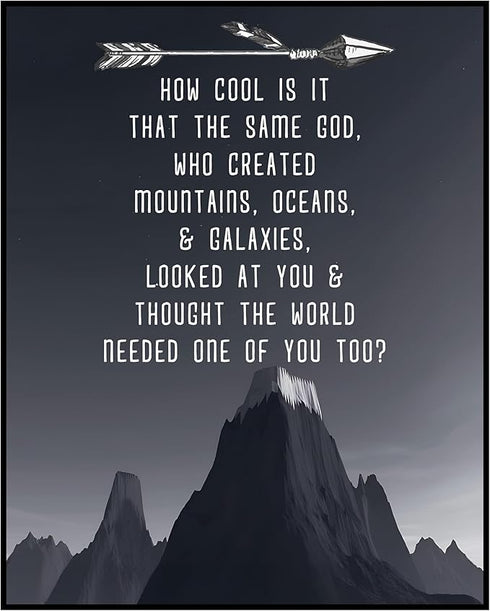 Posterizer 1 pcs-positive spiritual quote-Religious Posters-Motivational & Inspirational Art-Gifts for Christians - Decor for Church, Sunday Schoo...