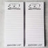 Bon Appetit Pig Refrigerator Notepads Grocery List - SET of TWO PADS...