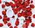 Attmu 3200 Pcs Artificial Rose Petals for Romantic Night, Fake Rose Flower Petals for Wedding, Party, Valentines Day Decorations for The Home (Dar...