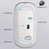 Wireless Mouse Bluetooth,Rechargeable LED Bluetooth Mouse(BT 5.1+2.4G), Silent Computer Mice for Laptop Desktop, MacBook, Windows, Mac OS,Green...