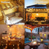 Merdeco Plug in 10ft 20 LED Globe String Lights Indoor Outdoor Decorative Fairy Lights Warm White for Birthday Party Wedding Anniversary Christmas...