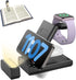 Wireless Charging Station for Apple Devices, 3 in 1 Charging Station Apple with Book Light, Portable iPhone Wireless Charger for iPhone 15 Pro Max...